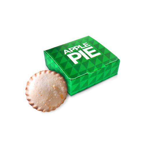 Promotional Individual Apple Pie In A Branded Box